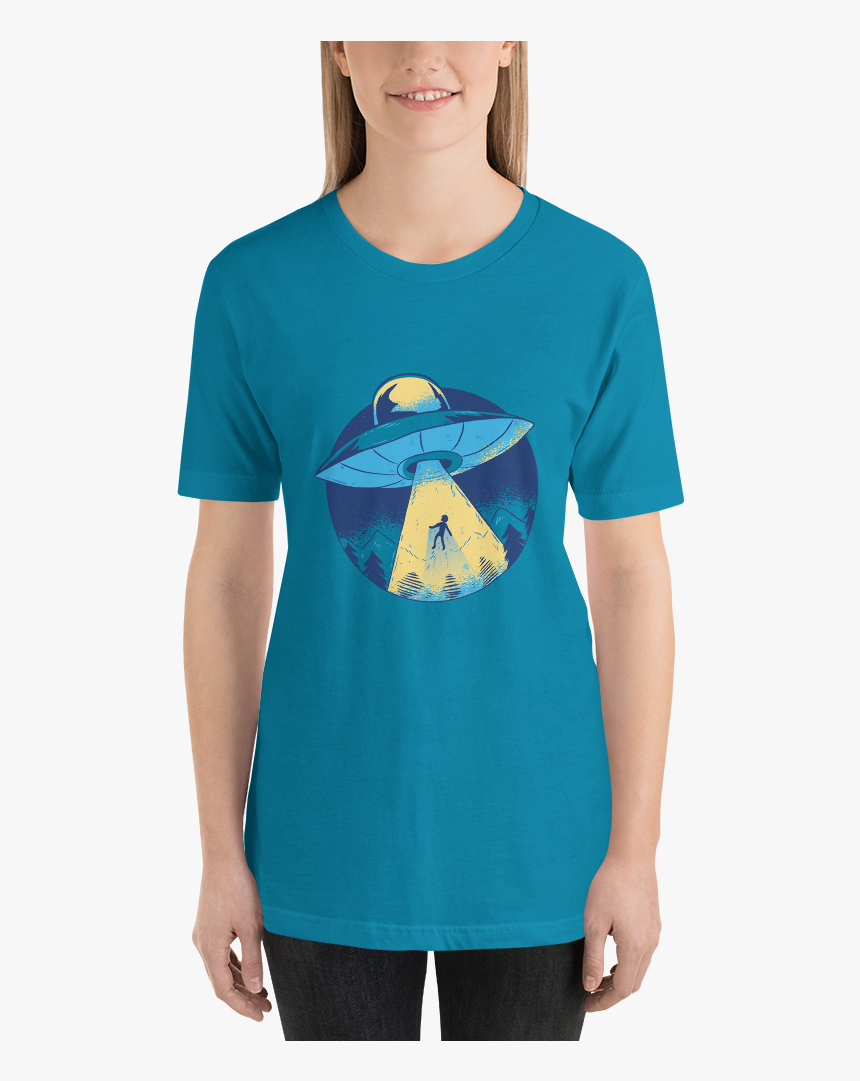 Transparent Alien Spaceship Png - Long In Length Shirt Women, Png Download