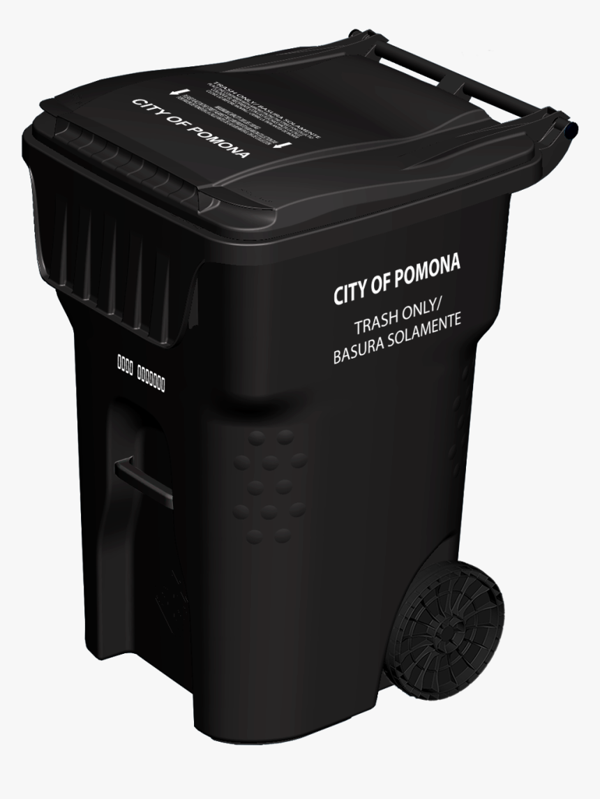 Pomona Ca Trash Cart Render - Plastic, HD Png Download