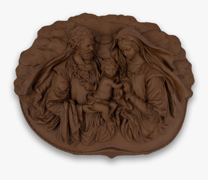 Resin Plaque Of The Holy Family - Carving, HD Png Download