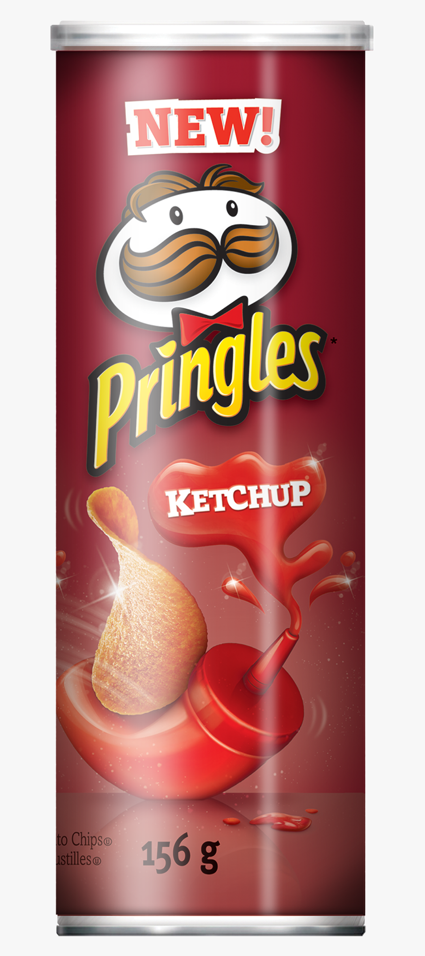 Pringles-ketchup - Ketchup Pringles, HD Png Download