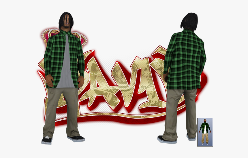 Gta San Skin Grove, HD Png Download