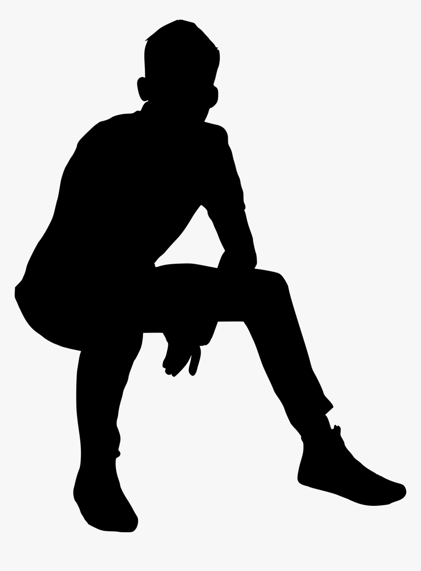 Man Sitting Transparent Png, Png Download