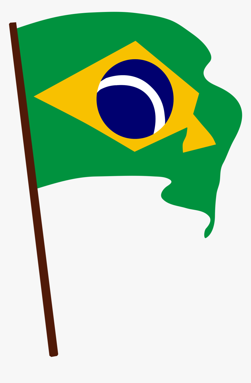 Brazil Flag Png Pic - Brazil Flag Clipart, Transparent Png