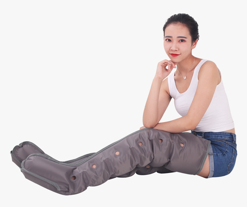 Ogilvy Pneumatic Old Man Leg Massager Six Cavity Air - Sitting, HD Png Download