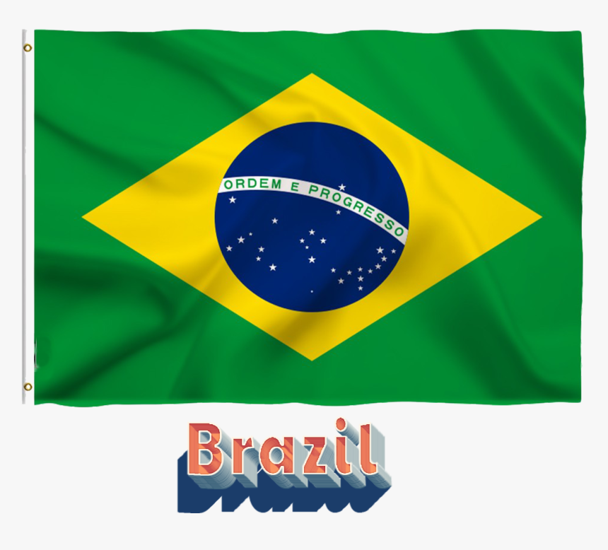 Brazil Flag Png Free Download - Aa Flag Of Brazil, Transparent Png