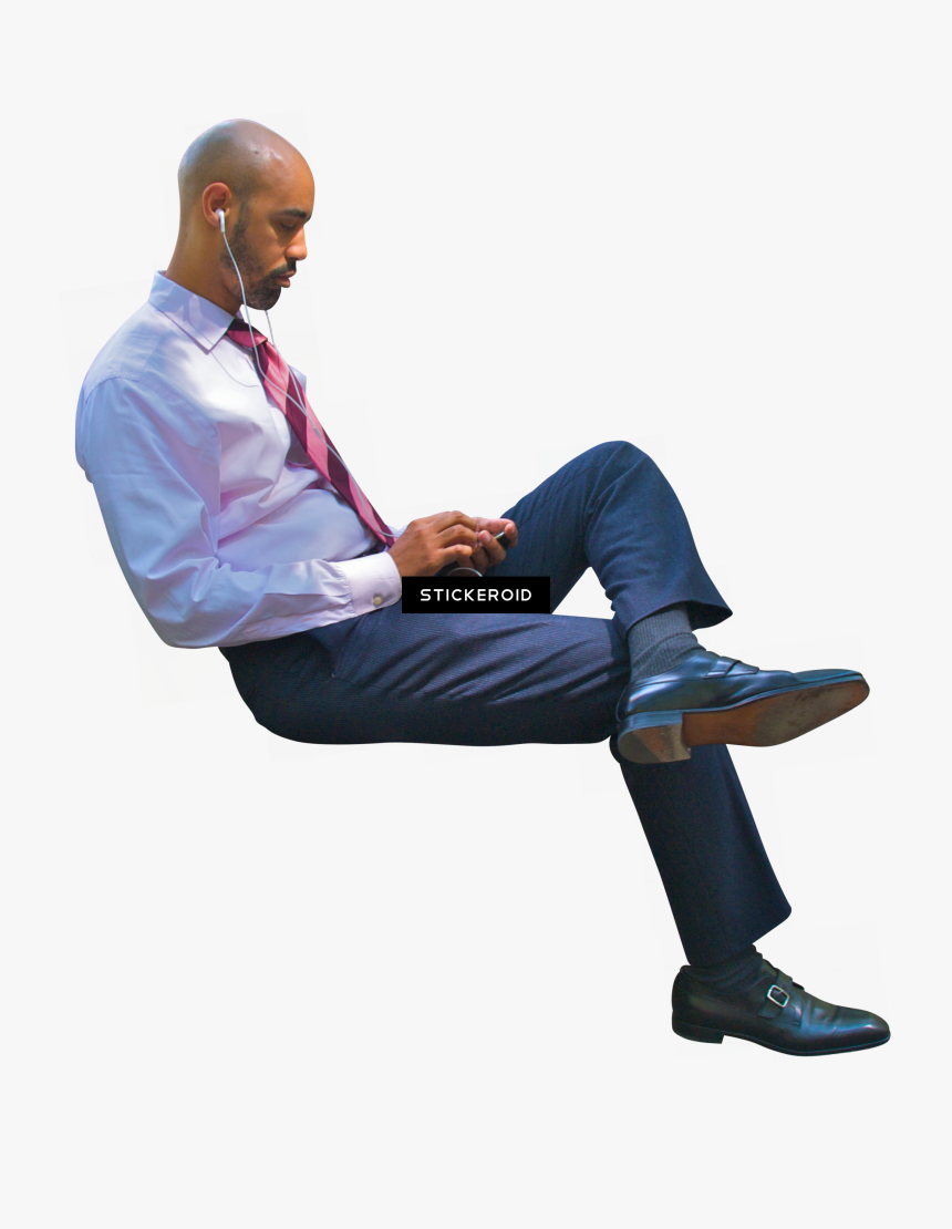 Sitting Businessman Man , Png Download - Business Man Sitting Png, Transparent Png