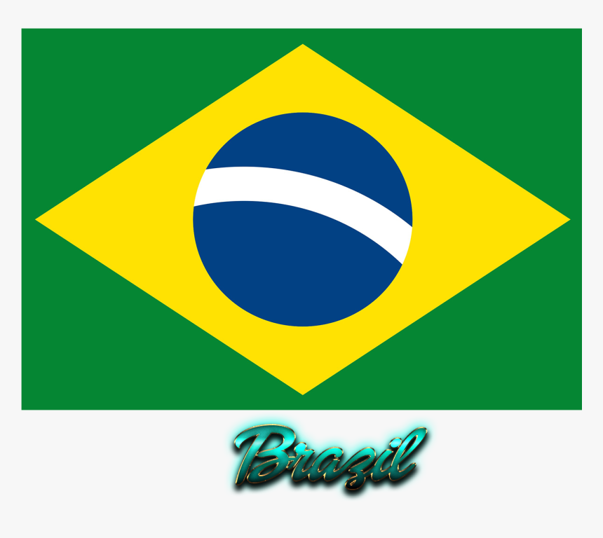 Brazil Flag Png Photo - Graphic Design, Transparent Png