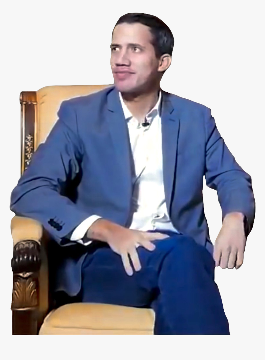 Juan Guaidó Seated - Juan Guaidó, HD Png Download