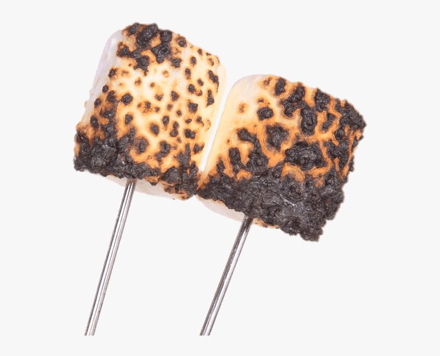 Burnt Marshmallows On Stick - Marshmallow On Stick Transparent, HD Png Download