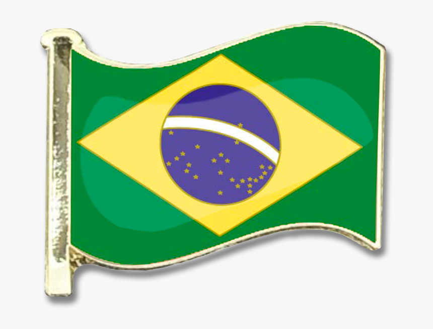 Brazil Flag Badge - Brasil, HD Png Download