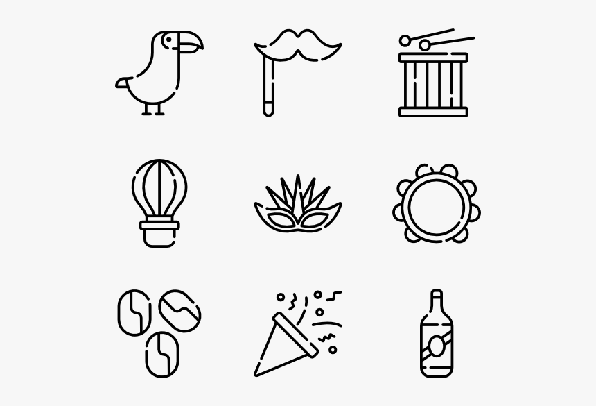 Brazilian Carnival - Young People Icon Png, Transparent Png