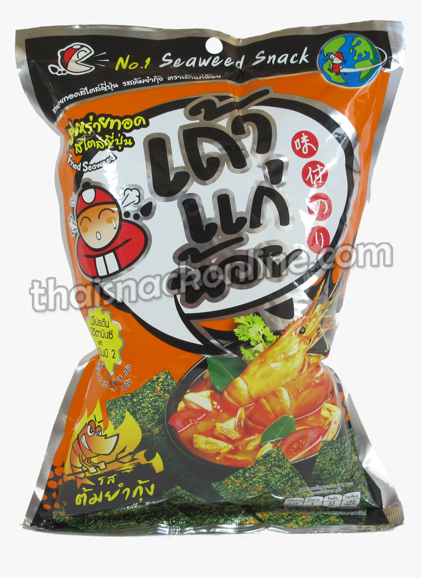 Tao Kae Noi Crispy Seaweed Tom Yum 32g, HD Png Download