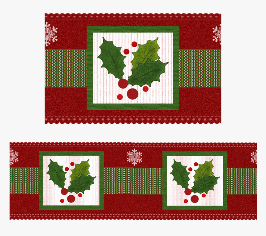 Christmas Border - Patchwork, HD Png Download