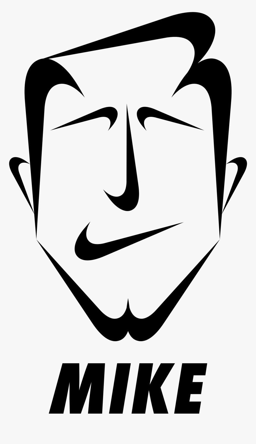 Completely Made Up From The Famous Nike Swoosh - Made Up Nike Logo, HD Png Download