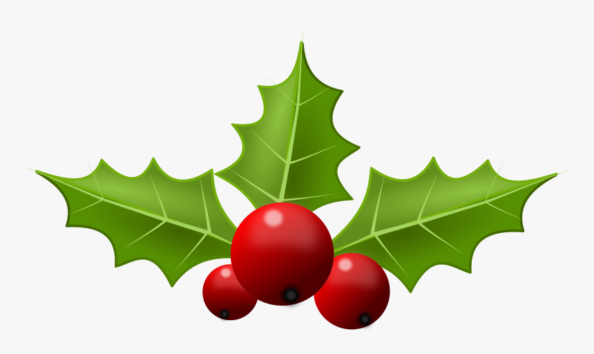 Holly Remix Clip Arts - Transparent Background Holly Clipart, HD Png Download