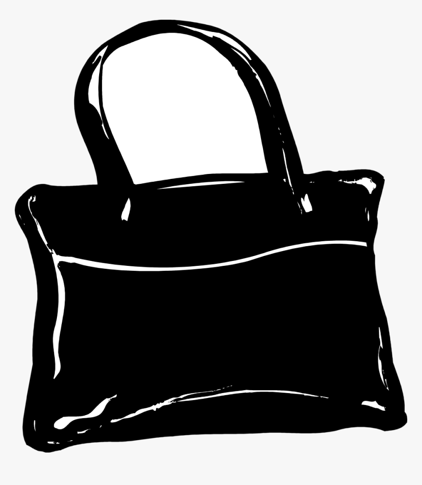 Black Purse Transparent Background, HD Png Download