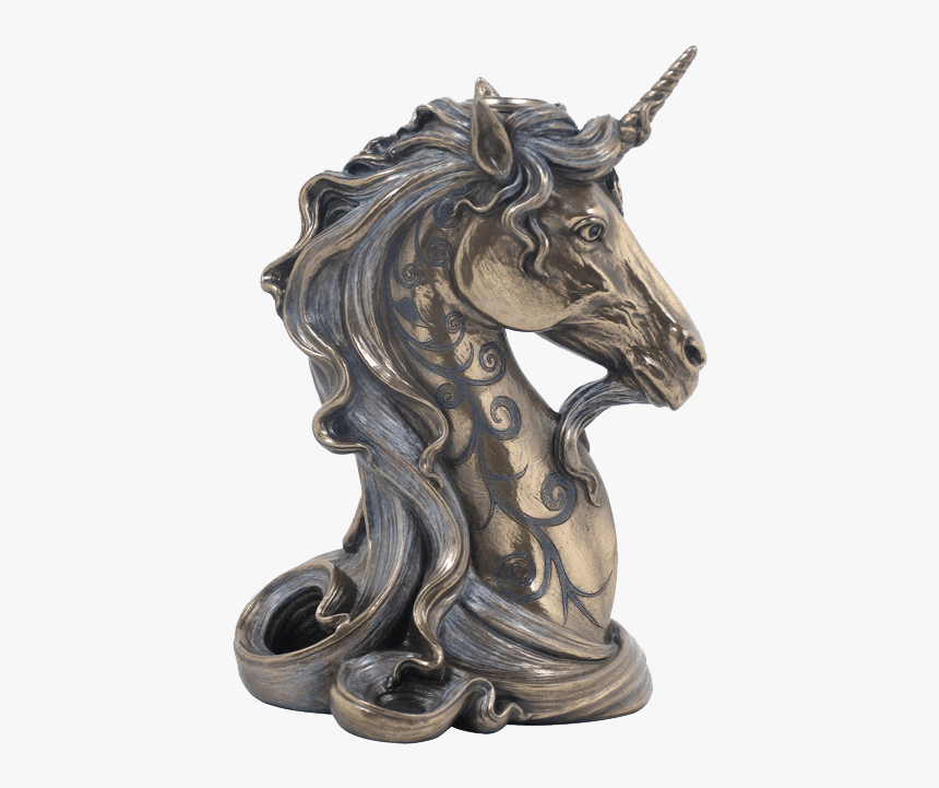 Unicorn Head Candle Holder - Unicorn Bust, HD Png Download