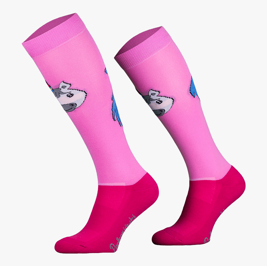 Unicorn Head & Tail - Skarpety Do Jazdy Konnej, HD Png Download