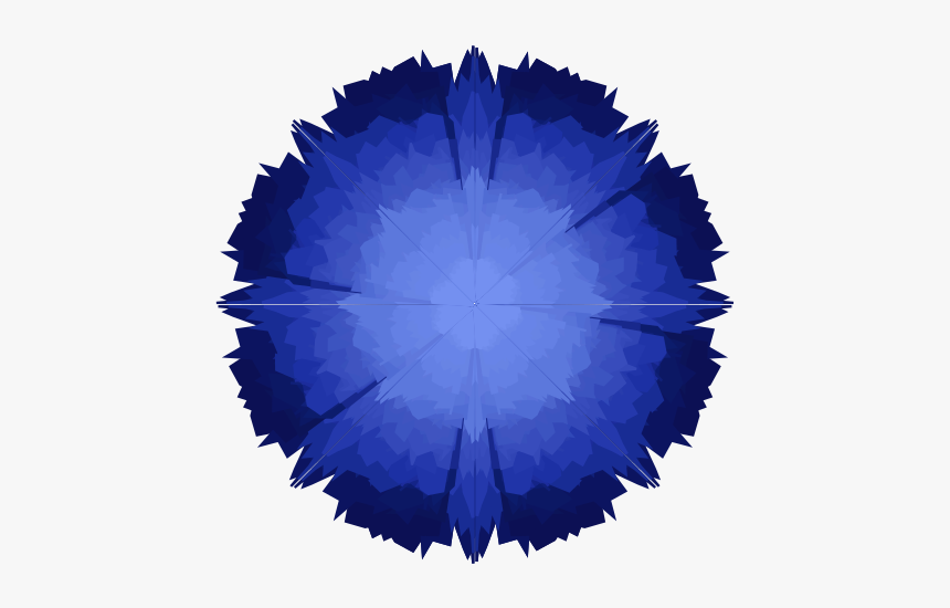 Blue Flower Clip Arts - Circle, HD Png Download