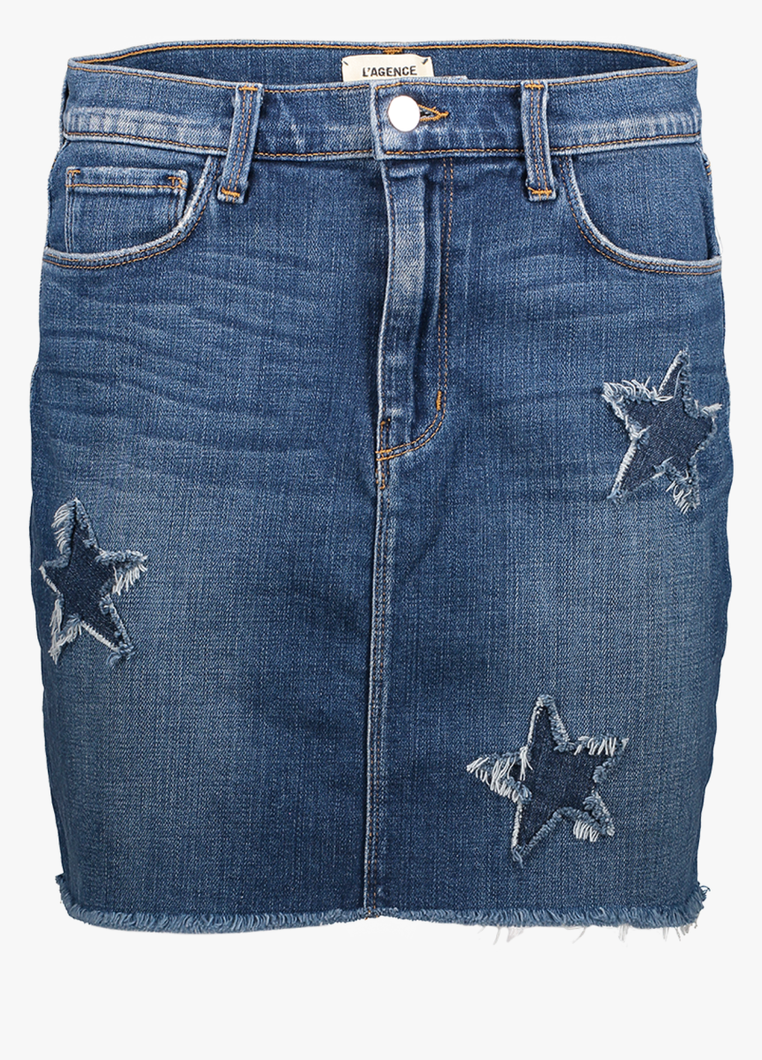 Hd Estrella Star Denim - Miniskirt, HD Png Download