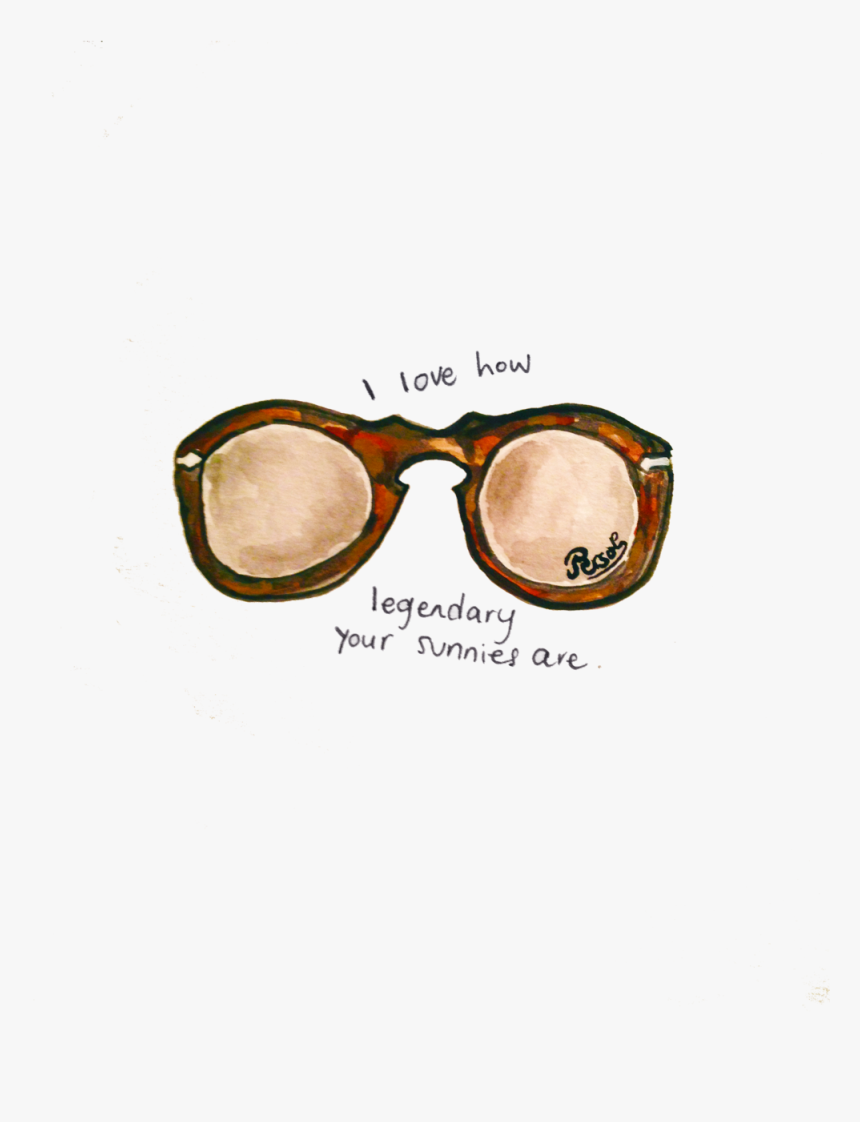 Sunglasses Watercolour - Illustration, HD Png Download