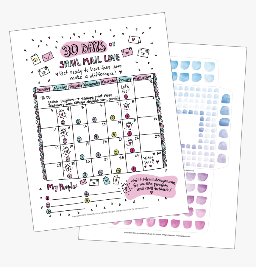 The 30 Day Mailbox Love Challenge - Paper, HD Png Download