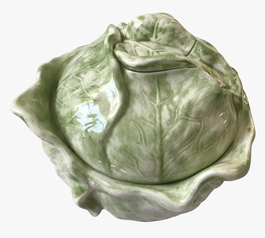 Cabbage For Sale - 5 Piece Cabbage Shaped Mid Century Soup Tureen And, HD Png Download