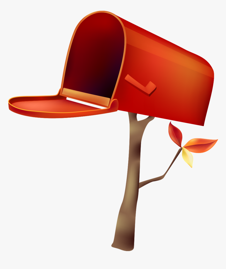 Red, Drawing, Letter Box, Headgear, Orange Png Image - Drawing, Transparent Png