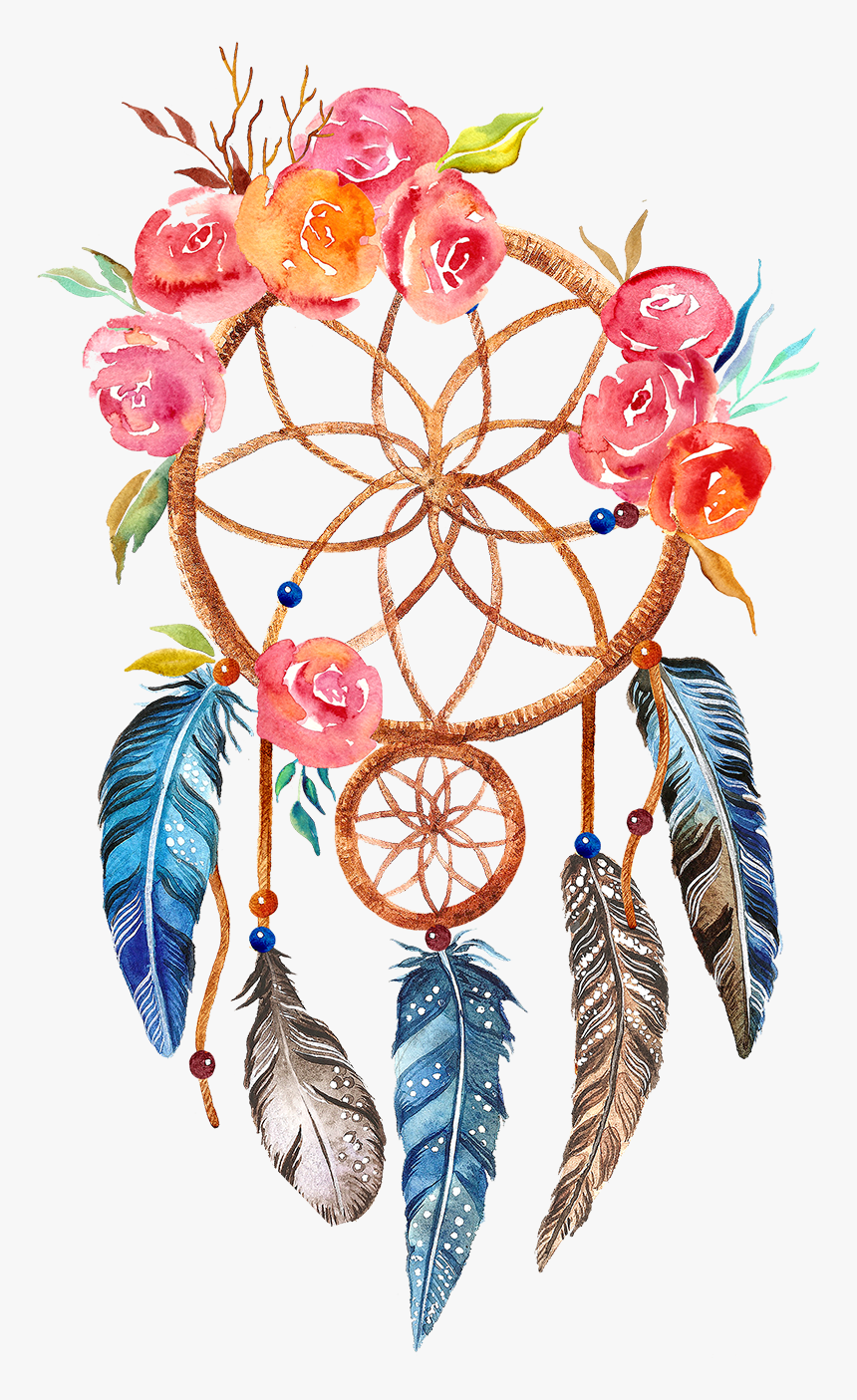 Freetoedit Ftestickers Report Abuse - Tattoo Image Dream Catcher, HD Png Download