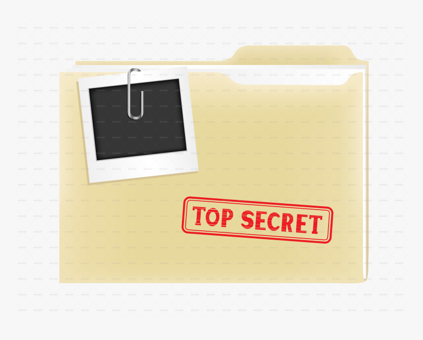 Transparent Files Top Secret - Paper, HD Png Download