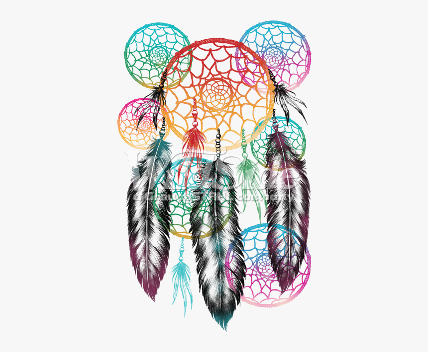 Clip Art Dreamcatcher Indigenous Peoples Of - Colorful Dream Catcher Png, Transparent Png