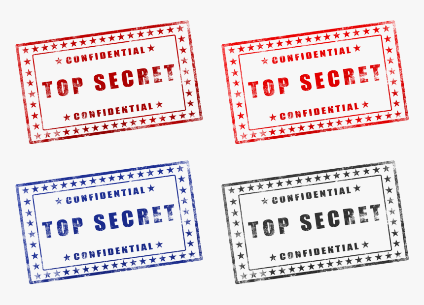 Security Clearance - Printable Confidential Stamp, HD Png Download
