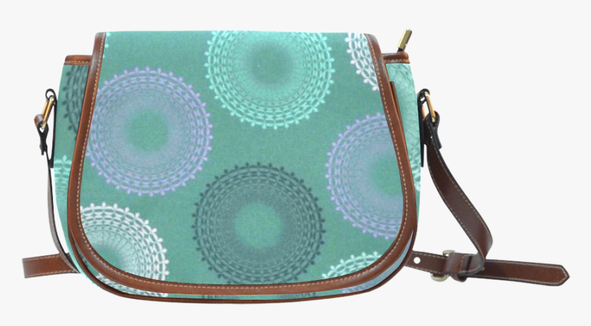Teal Sea Foam Green Lace Doily Saddle Bag/small Full - Bags Cute Japanese, HD Png Download