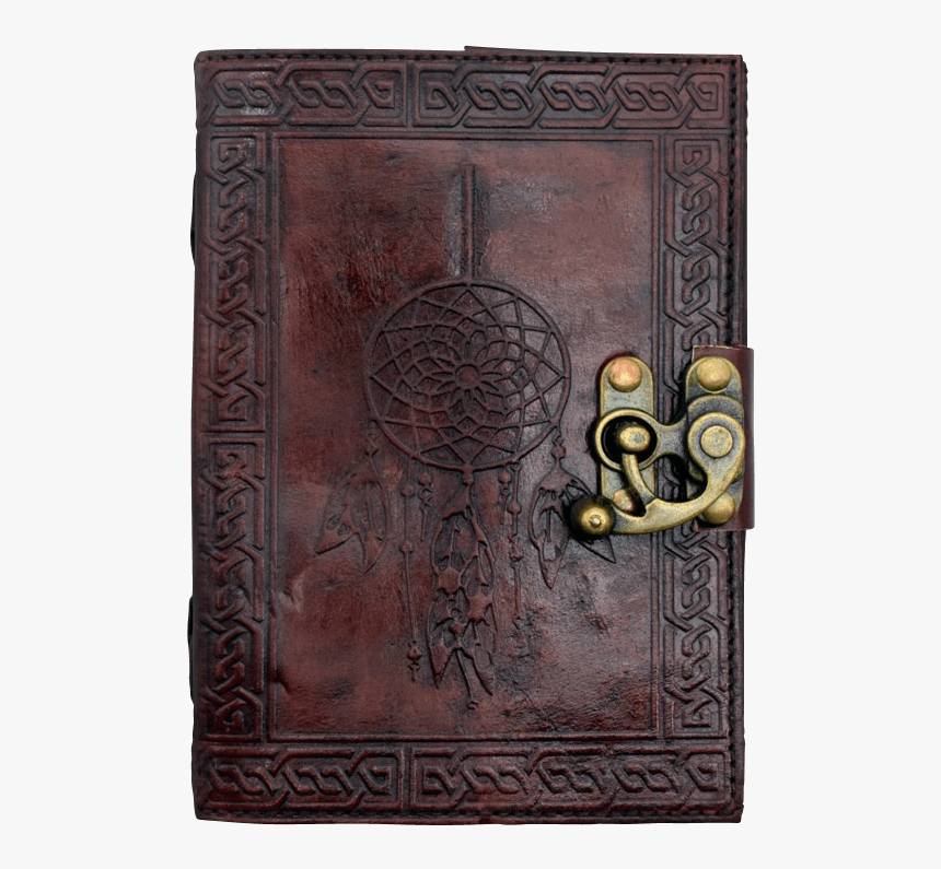 Dreamcatcher Embossed Leather Journal - Carving, HD Png Download