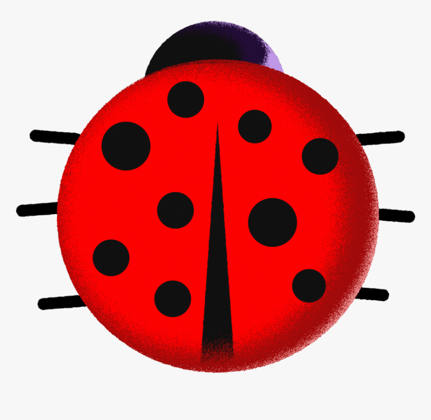 Image Of A Stylized Ladybug - Ladybug, HD Png Download