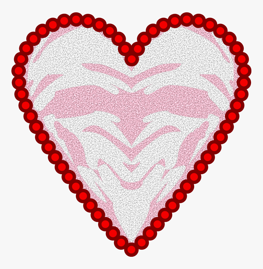 Doily Heart - Red Moti Mangalsutra Design, HD Png Download