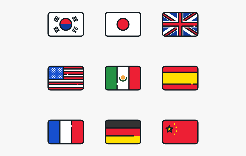 Essential Set - Icono Banderas, HD Png Download