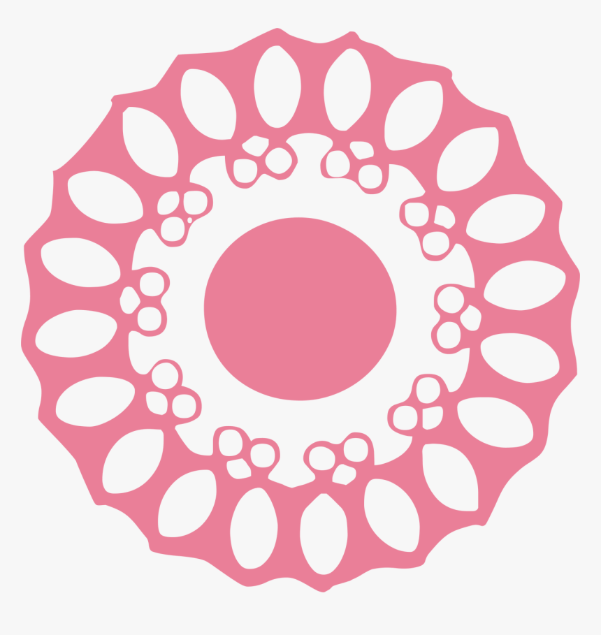 Doily Svg Cut File - Jet Set Round Mirror, HD Png Download
