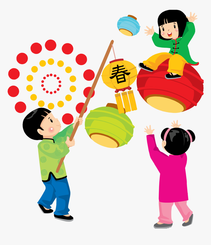 Paper Doily Crochet Lace Clip Art - Cartoon Chinese Spring Festival, HD Png Download