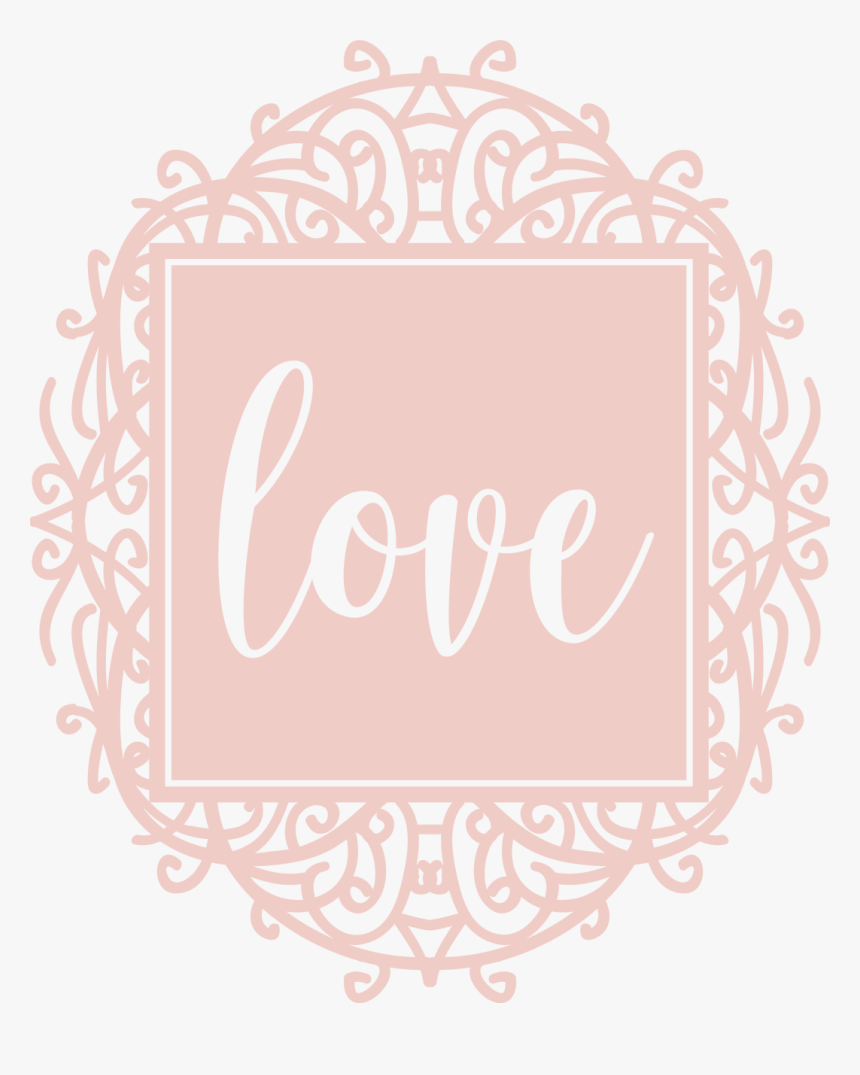 Love Doily Svg Cut File - Calligraphy, HD Png Download