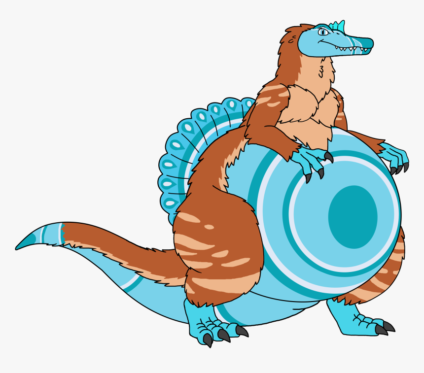 Doily The Spinosaurus - Illustration, HD Png Download