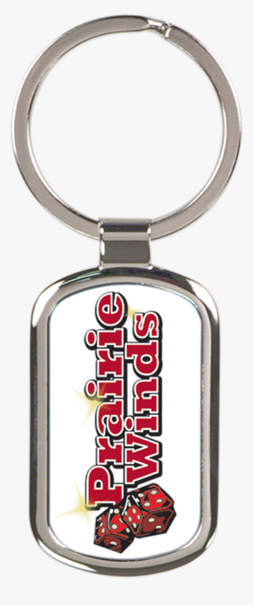 Silver Metal Rectangle Keychain With Rounded Corners - Keychain, HD Png Download