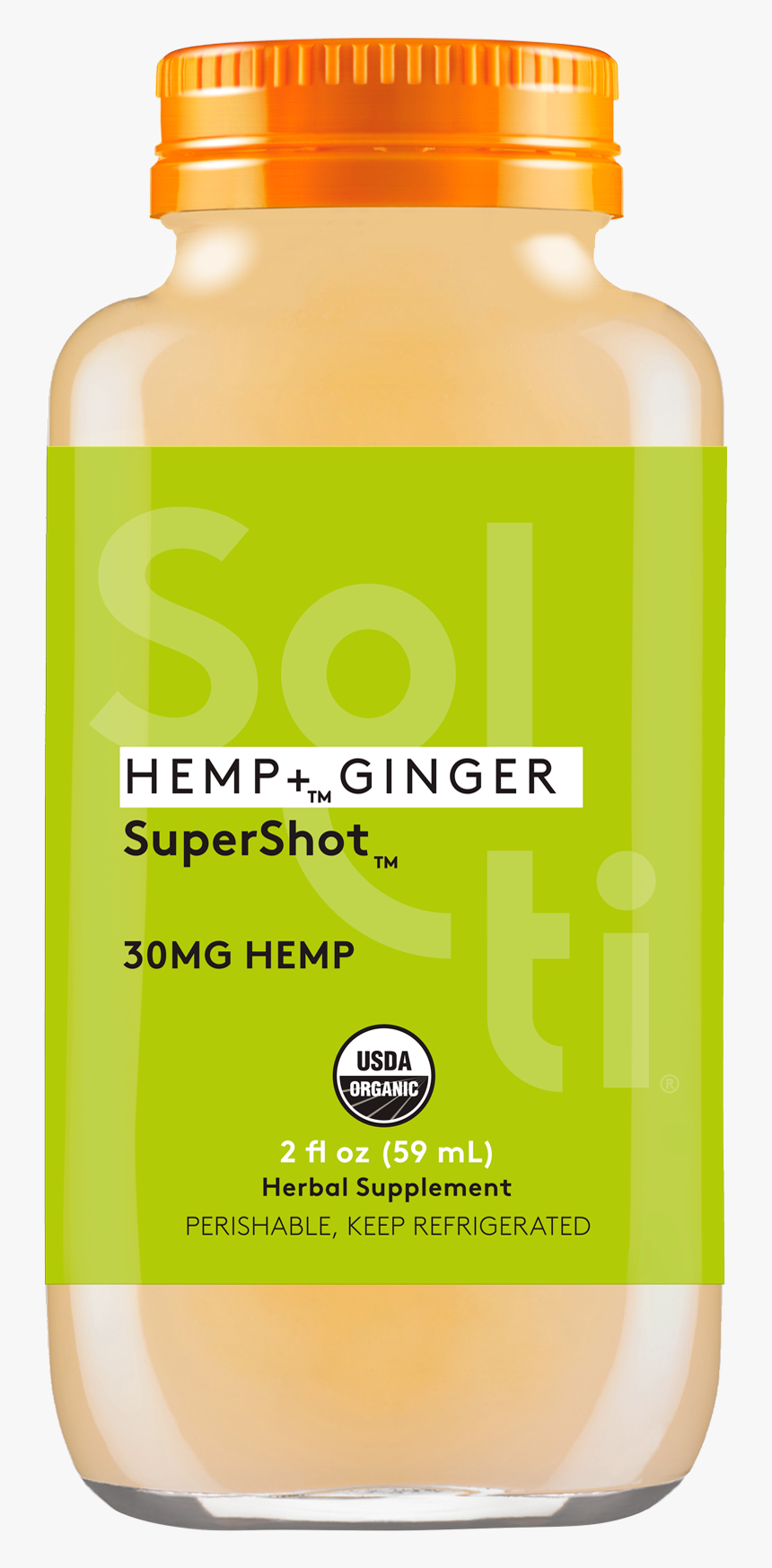 Hemp Ginger Supershot™ - Turmeric Shots, HD Png Download