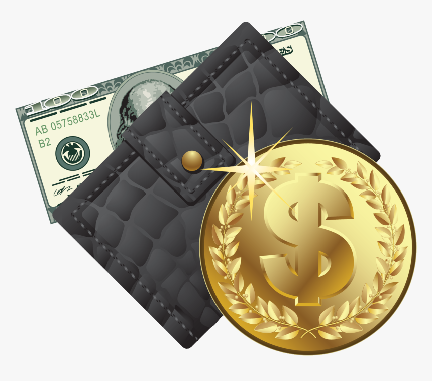Download And Use Money Transparent Png File - Purse With Money Image Png, Png Download