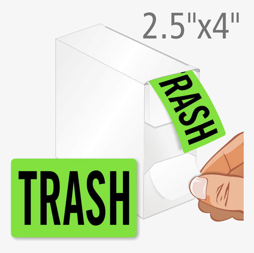 Trash Shipping Packaging Label Dispenser - Arena Football, HD Png Download