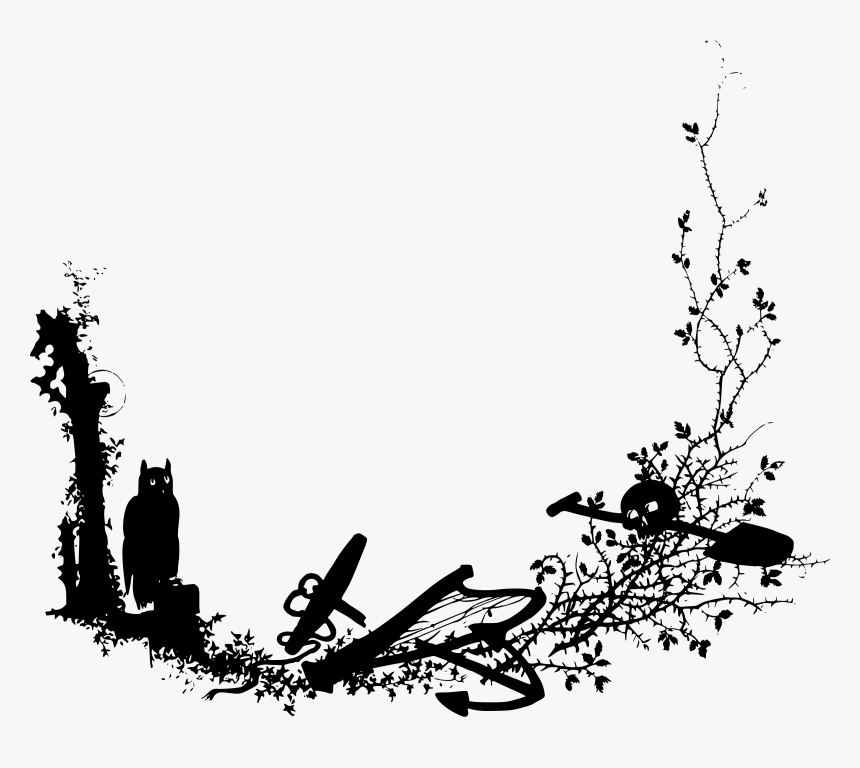 Transparent Skull Border, HD Png Download