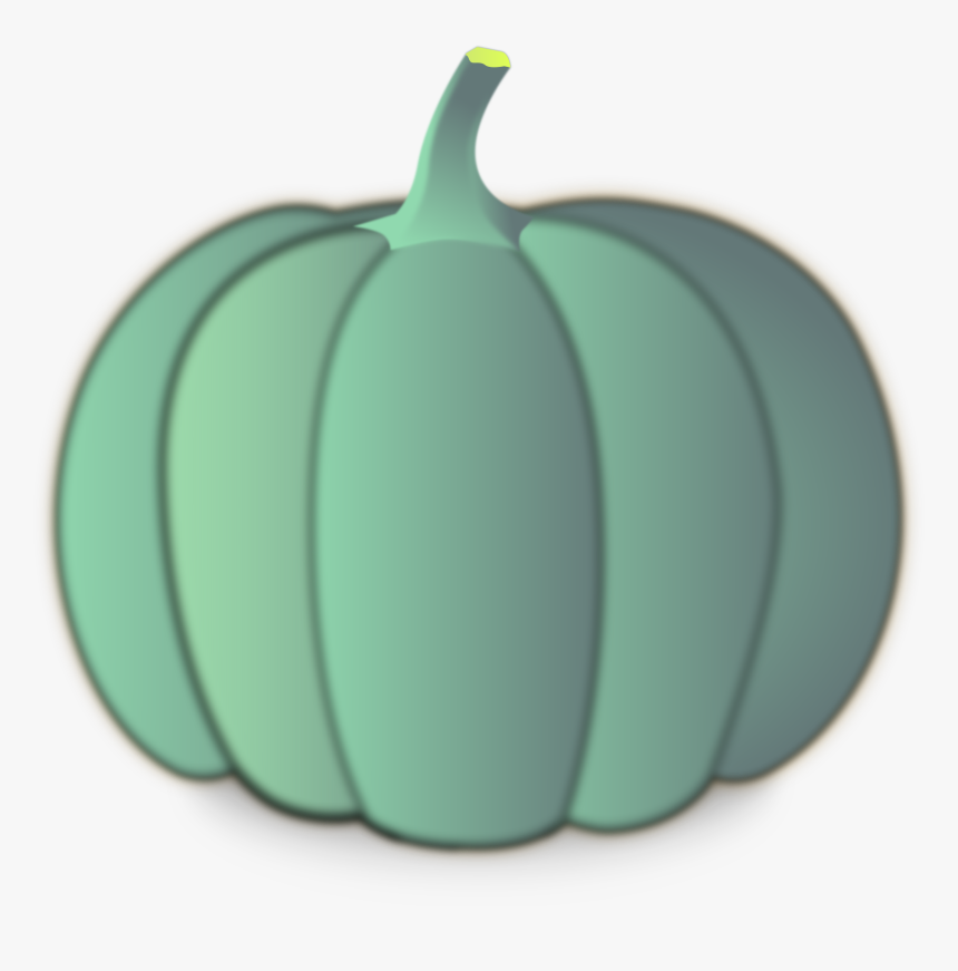 Green Pumpkin Cliparts - Transparent Background Pumpkin Clipart, HD Png