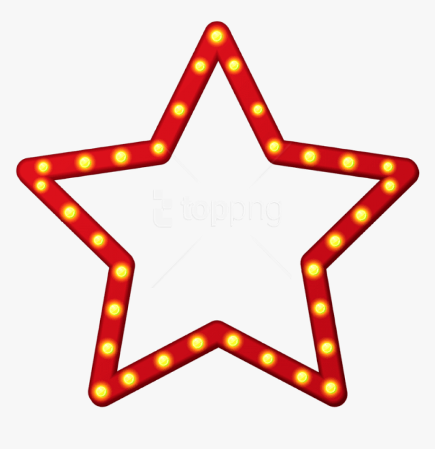 Stars Border Png - Transparent Transparent Background Star Clip Art, Png Download
