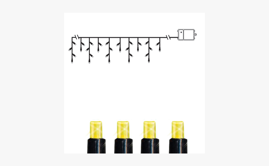 Icicle Lights Dura String Led - Calligraphy, HD Png Download