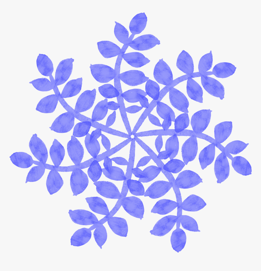 Simple Stylish Creative Watercolor Flowers Png And - Motif, Transparent Png
